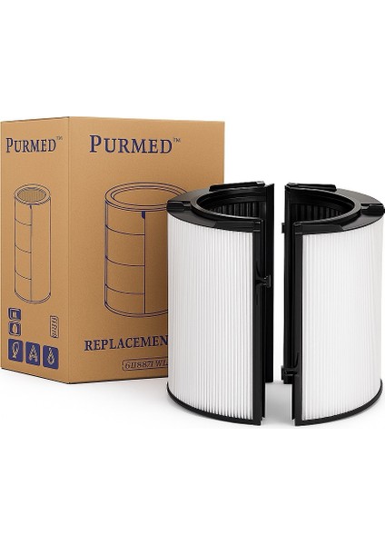 Dyson HP04 TP04 DP04 PH04 HP09 TP09 HP07 TP07 PH03 PH01 Hava Temizleyici Uyumlu 360° Hepa+Karbon Filtre