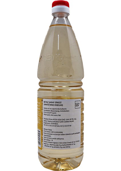 Beyaz Şarap Sirkesi (White Wine Vinegar) 1 Lt fiyatları