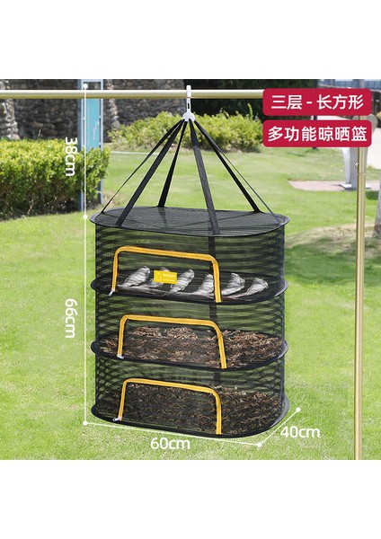 3 Katmanlı Kuru Sebze Sepeti Ince Ağ Nefes Alabilen Kuru Balık ve Sinek Önleyici Katlama Kurutma Sepeti Çok Amaçlı Döşeme Kurutma Ağı (Yurt Dışından) fırsatları