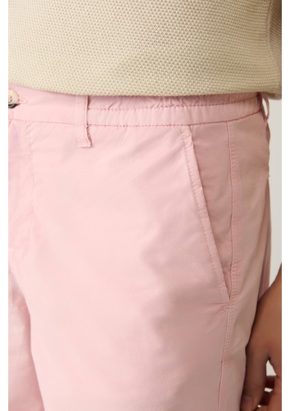 Erkek Somon Beli Lastikli Pamuklu Aspendos Relaxed Fit Şort A41Y3733