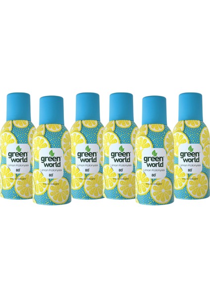 Aerosol Sprey Kolonya 6'lı Set 6x150 ml - Limon Kolonyası fiyatları