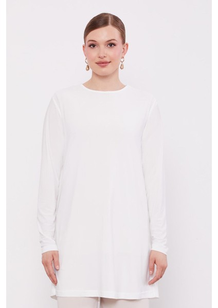 Ekru Uzun Kollu Sandy Içlik