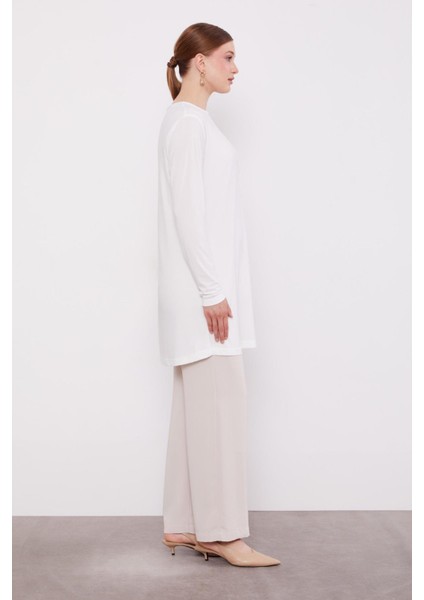 Ekru Uzun Kollu Sandy Içlik modelleri