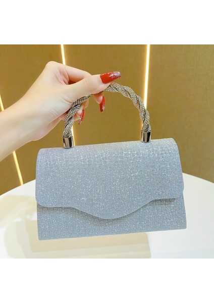 Yapay Elmaslı Gece Çantası Kadın Çantası Parlak Çanta (Yurt Dışından) fırsatları