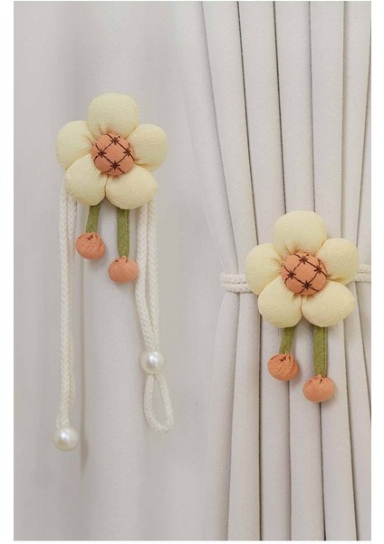 Ayarlanabilir Halat Perde Bağlantı Elemanları Toplama Demeti Bağları Dekoratif Çiçekler (Yurt Dışından) fiyatları