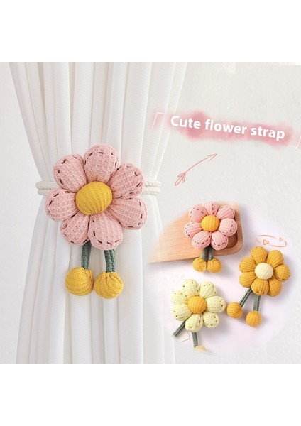 Ayarlanabilir Halat Perde Bağlantı Elemanları Toplama Demeti Bağları Dekoratif Çiçekler (Yurt Dışından) fırsatları