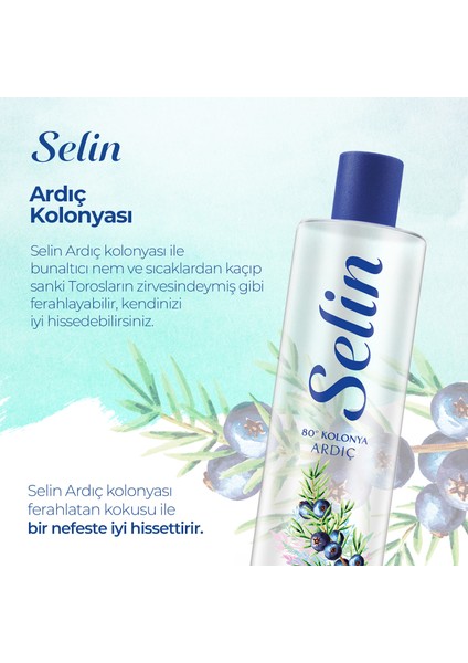 Parfümlü Kolonya Ardıç 400 ml 4 Lü Set fırsatları