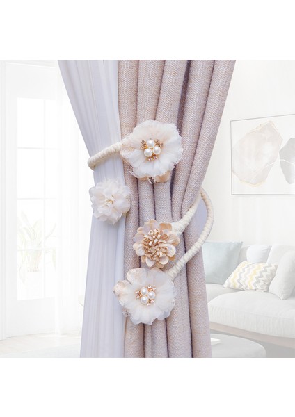 Perde Çıtçıtları Peplum Oturma Odası Dekoru (Yurt Dışından)