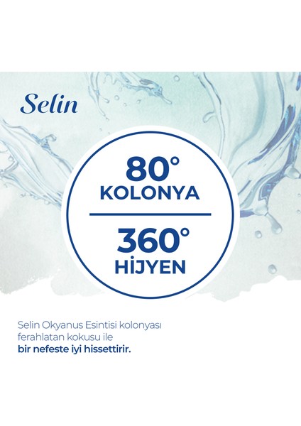 Parfümlü Kolonya Okyanus Esintisi 400 ml 80 Derece Çiçeksi Koku ile Hijyen Sağlar indirimleri
