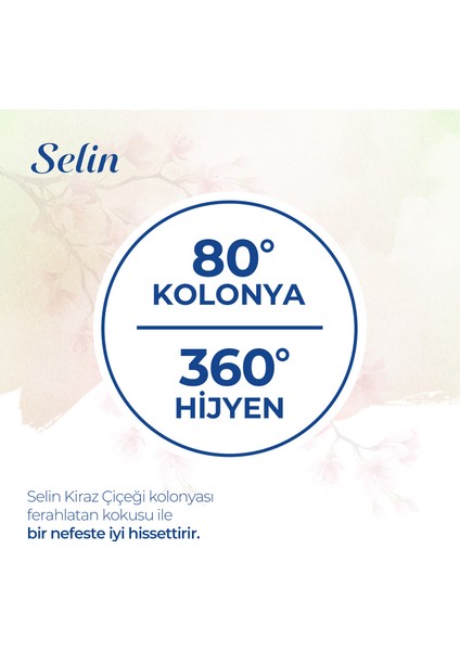 Parfümlü Kolonya Kiraz Çiçeği 400 ml - 4'Lü Set indirimleri