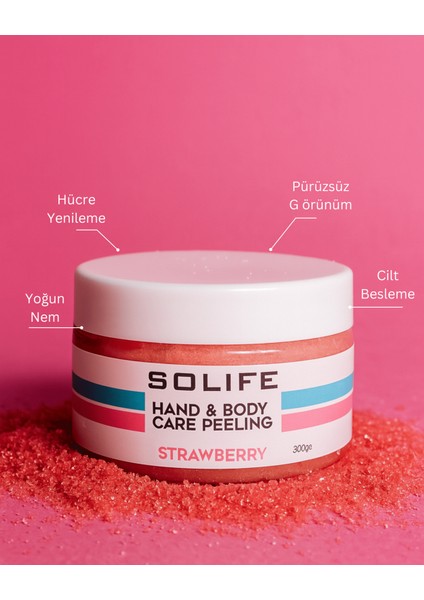 Strawberry Scrub Çilekli El ve Vücut Peeling 300 gr fiyatları