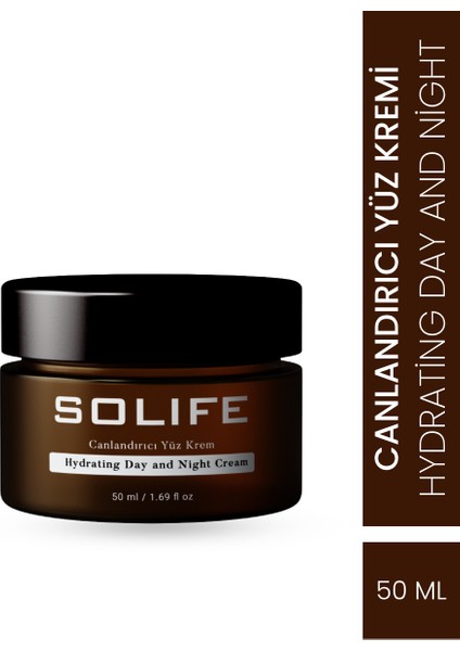 Hydrating Day and Night Cream Canlandırıcı Yüz Kremi 50 ml