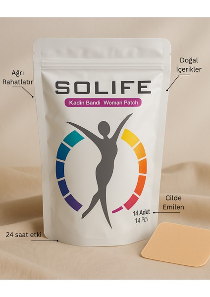 Transdermal Patch Kadın Rahatlama Bandı 14 Adet modelleri