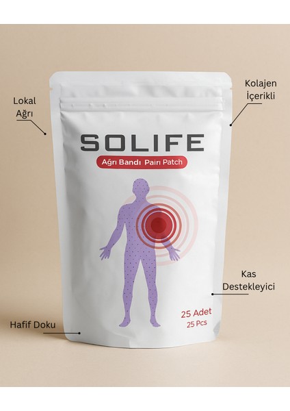 Transdermal Patch Acı Azaltma Bandı 25 Adet fiyatları