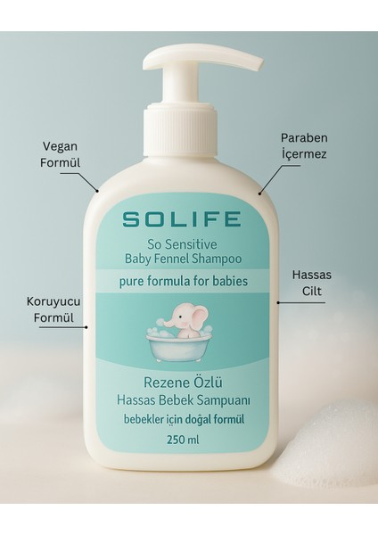 Rezene Özlü Hassas Bebek Şampuanı 250 ml modelleri
