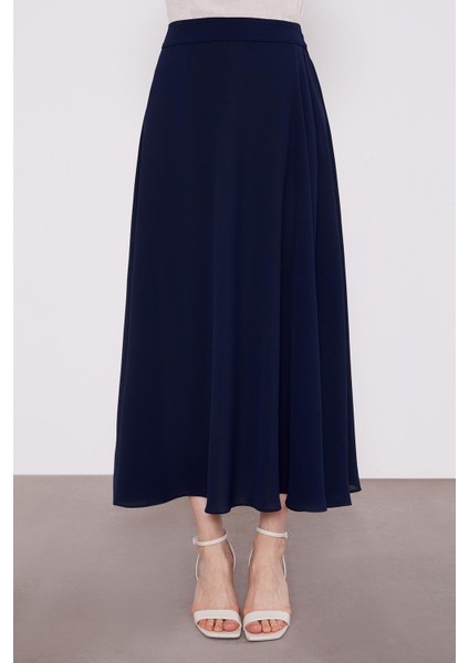 Lacivert Belden Ip Bağcıklı Etek Takım indirimleri