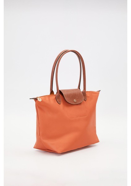Turuncu Deri Askılı Tote Omuz Çantası fiyatları