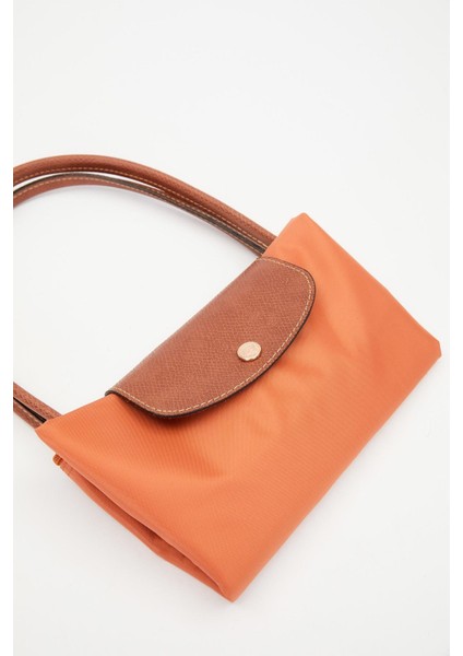 Turuncu Deri Askılı Tote Omuz Çantası modelleri
