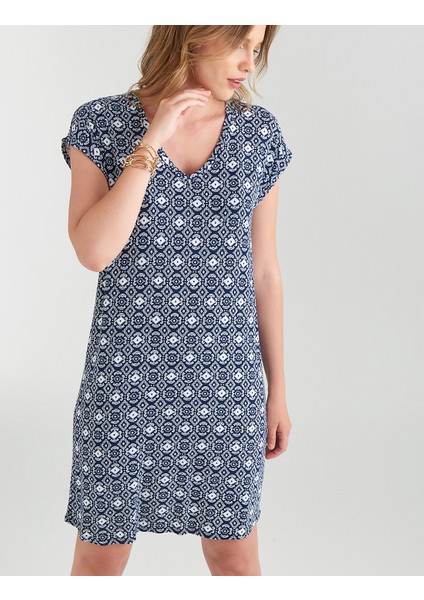 Kısa Kollu Midi Örme Plaj Elbisesi fiyatları