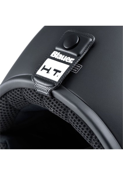 Blauer 80S 06 Kapalı Retro Motosiklet Kaskı Titanyum modelleri