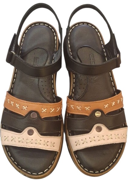 1703 Hakiki Deri Kadın Sandalet fırsatları