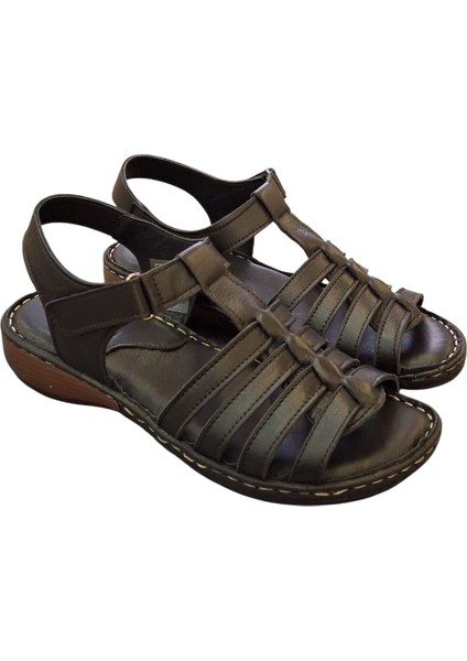 014 Hakiki Deri Kadın Sandalet modelleri