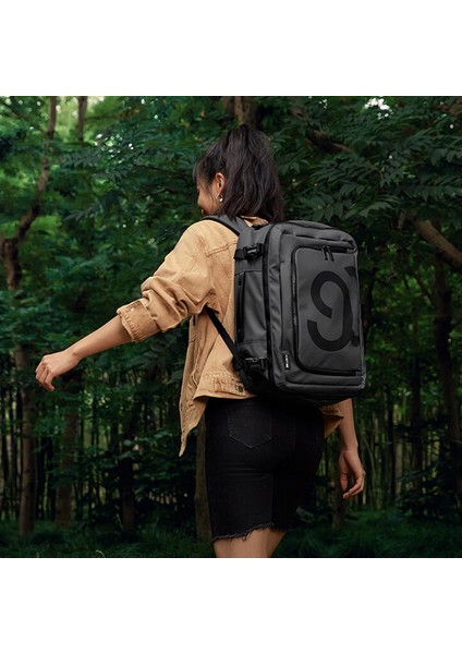 Nınetygo Multifunctional Outdoor Backpack Çok Işlevli Açık Hava Sırt Çantası Siyah fırsatları