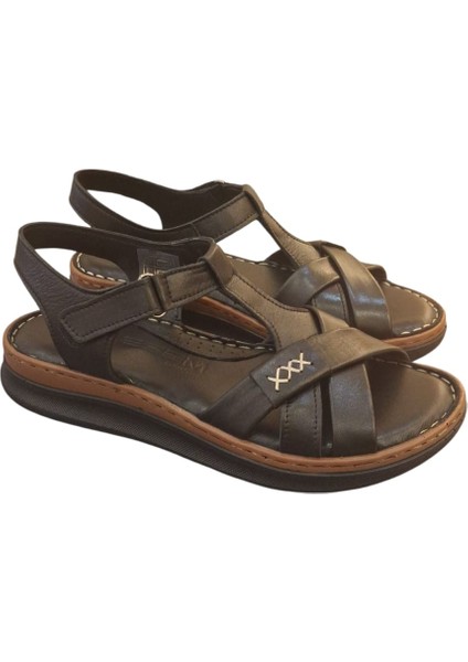 1723 Hakiki Deri Kadın Sandalet