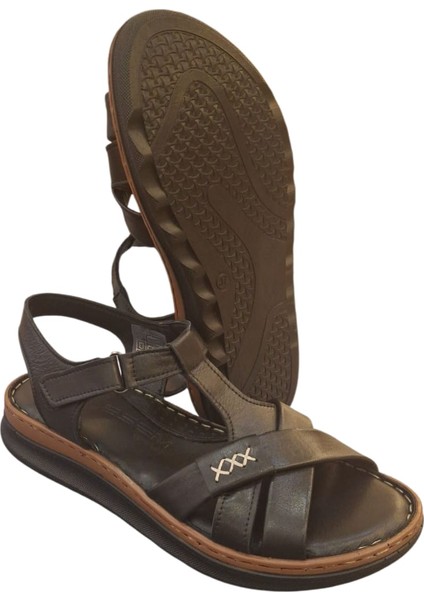 1723 Hakiki Deri Kadın Sandalet modelleri