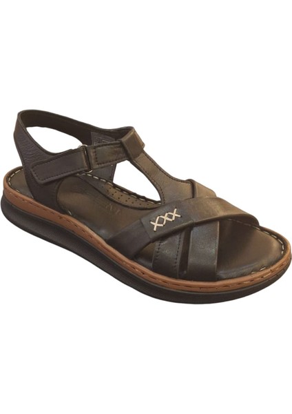 1723 Hakiki Deri Kadın Sandalet fırsatları