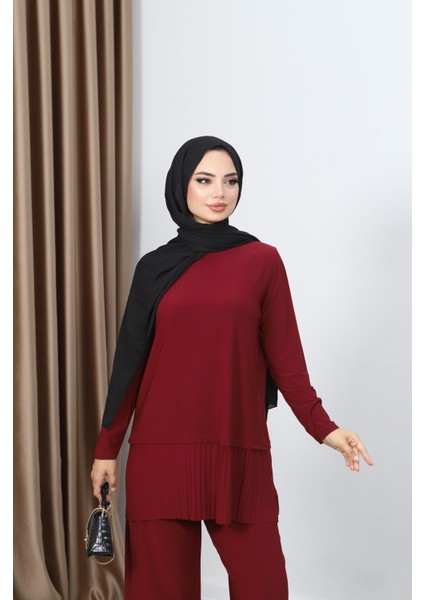 Tuniği Piliseli Pantolonlu Takım fırsatları