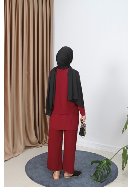 Tuniği Piliseli Pantolonlu Takım indirimleri