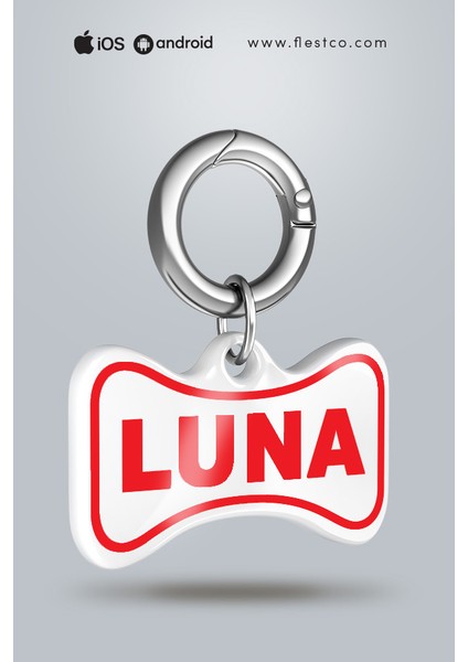 Akıllı Nfc Künye – Papyon Model – Isim Yazılabilir – Kedi & Köpek Için