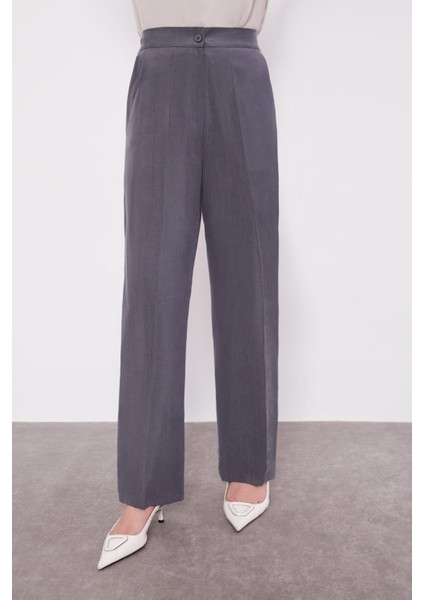 Gri File Cep Detaylı Üçlü Tunik Takım indirimleri