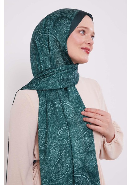 Zümrüt Otantik Desen Hint Ipeği Şal fiyatları