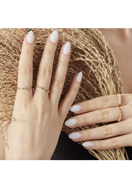 14 Ayar Altın Minimal Tektaş Yüzük modelleri