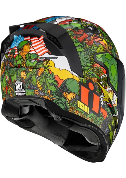 Airflite GP23 Kapalı Motosiklet Kaskı Siyah Yeşil Turuncu modelleri