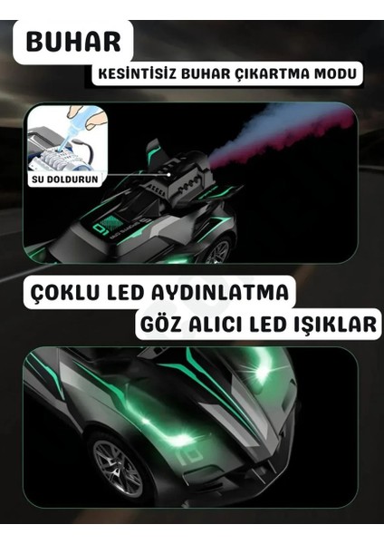 Uzaktan Kumandalı Şarjlı Duman Atan Oyuncak Araba, Duman Çıkaran Araba Full Fonksiyon Şarjı Araba fiyatları