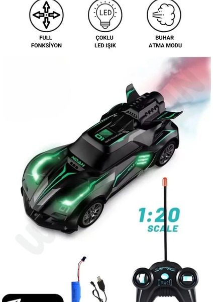 Uzaktan Kumandalı Şarjlı Duman Atan Oyuncak Araba, Duman Çıkaran Araba Full Fonksiyon Şarjı Araba modelleri