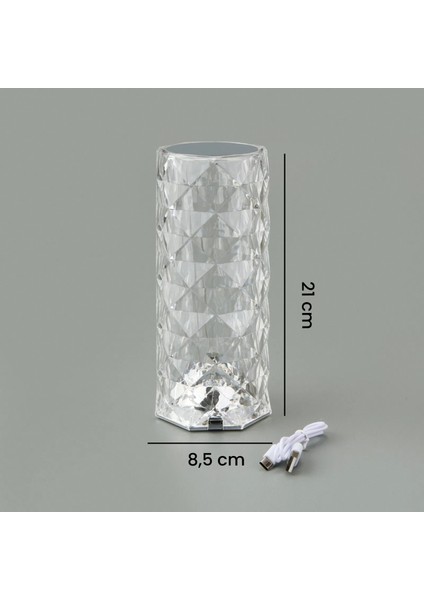 Chiesa KRD-6945 LED Dokunmatik Lamba - Şeffaf indirimleri