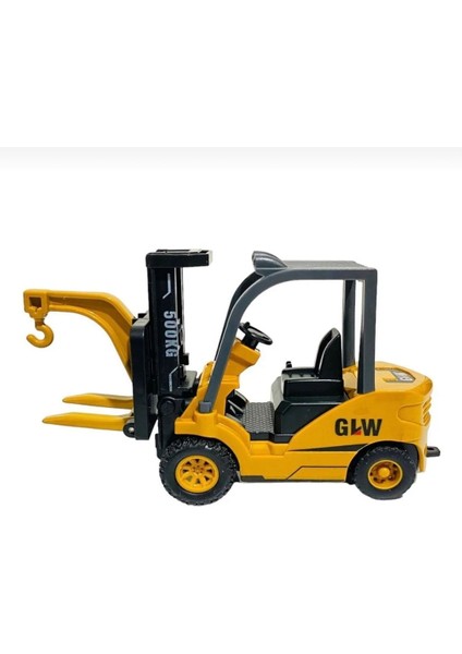 Vardem Inşaat Seti Forklift Kepçe Buldozer 3’lü Metal Oyuncak Seti – 1:55 Ölçekli modelleri