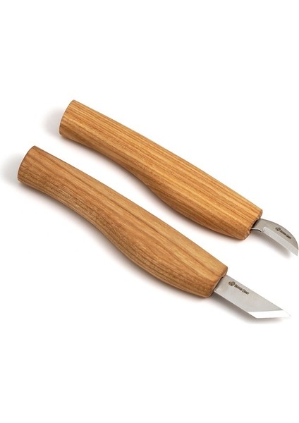 Beavercraft S04 Geometrik Ahşap Oyma Bıçağı Seti, 4 Parça modelleri