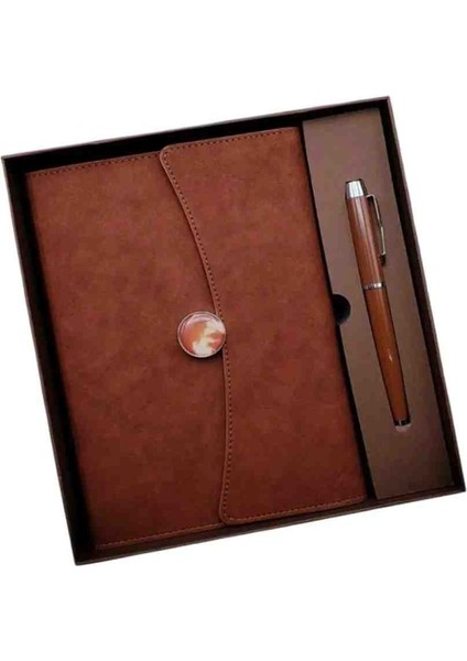 Premium Deri Kapaklı Özel Tasarım Defter Roller Kalem Seti Şık Hediye Kutusu ve Kraft Taşıma Çantalı Vip Takım Ofis Okul Kırtasiye Ajanda Günlük Notluk Özel Yazı Seti fiyatları