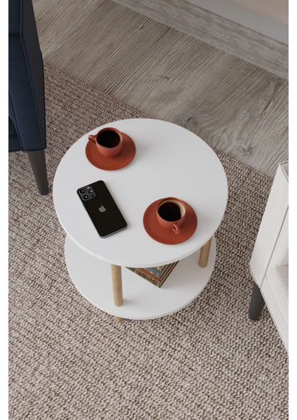 Yuvarlak Ahşap Ayaklı Zigon Sehpa Orta Sehpa Kahve Sehpası fiyatları