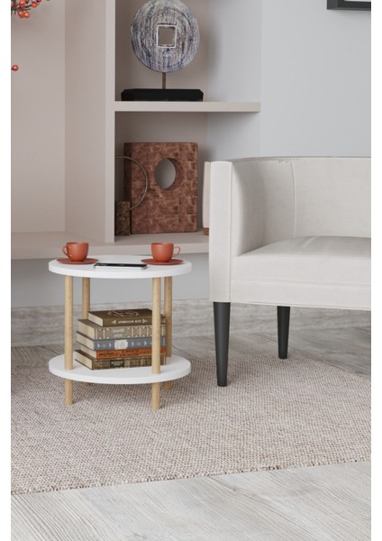 Yuvarlak Ahşap Ayaklı Zigon Sehpa Orta Sehpa Kahve Sehpası modelleri