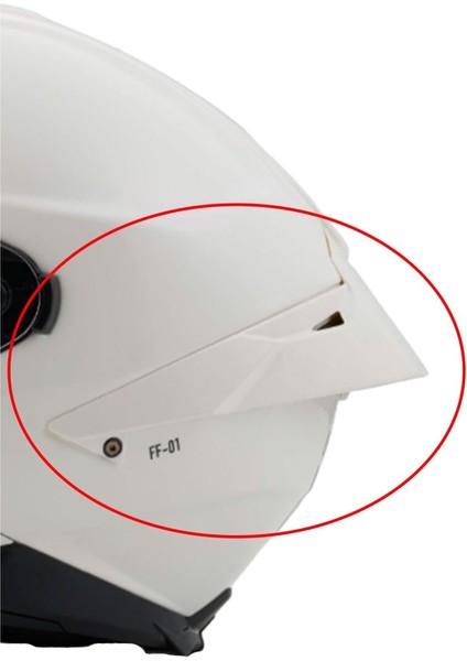 Blauer FF01 Için Yedek Spoiler Beyaz