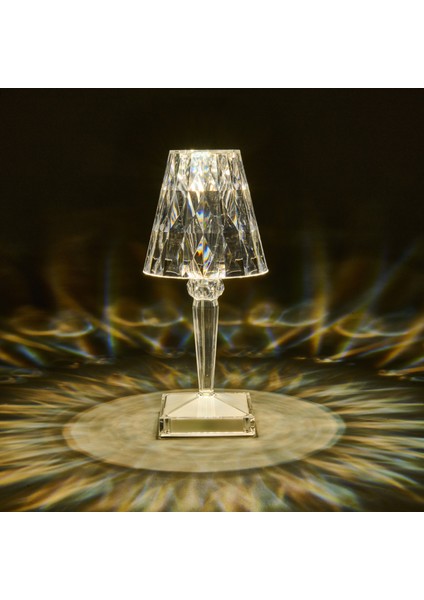 Lokino KRD-6947 LED Dokunmatik Lamba - Şeffaf