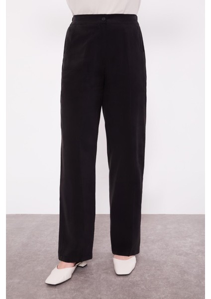 Siyah File Cep Detaylı Üçlü Tunik Takım indirimleri