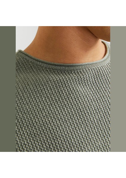 Erkek Bisiklet Yaka Düz Renk Örgü Kazak - Cooper indirimleri