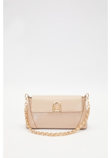 Vizon Rugan Logo Detay Omuz Çantası